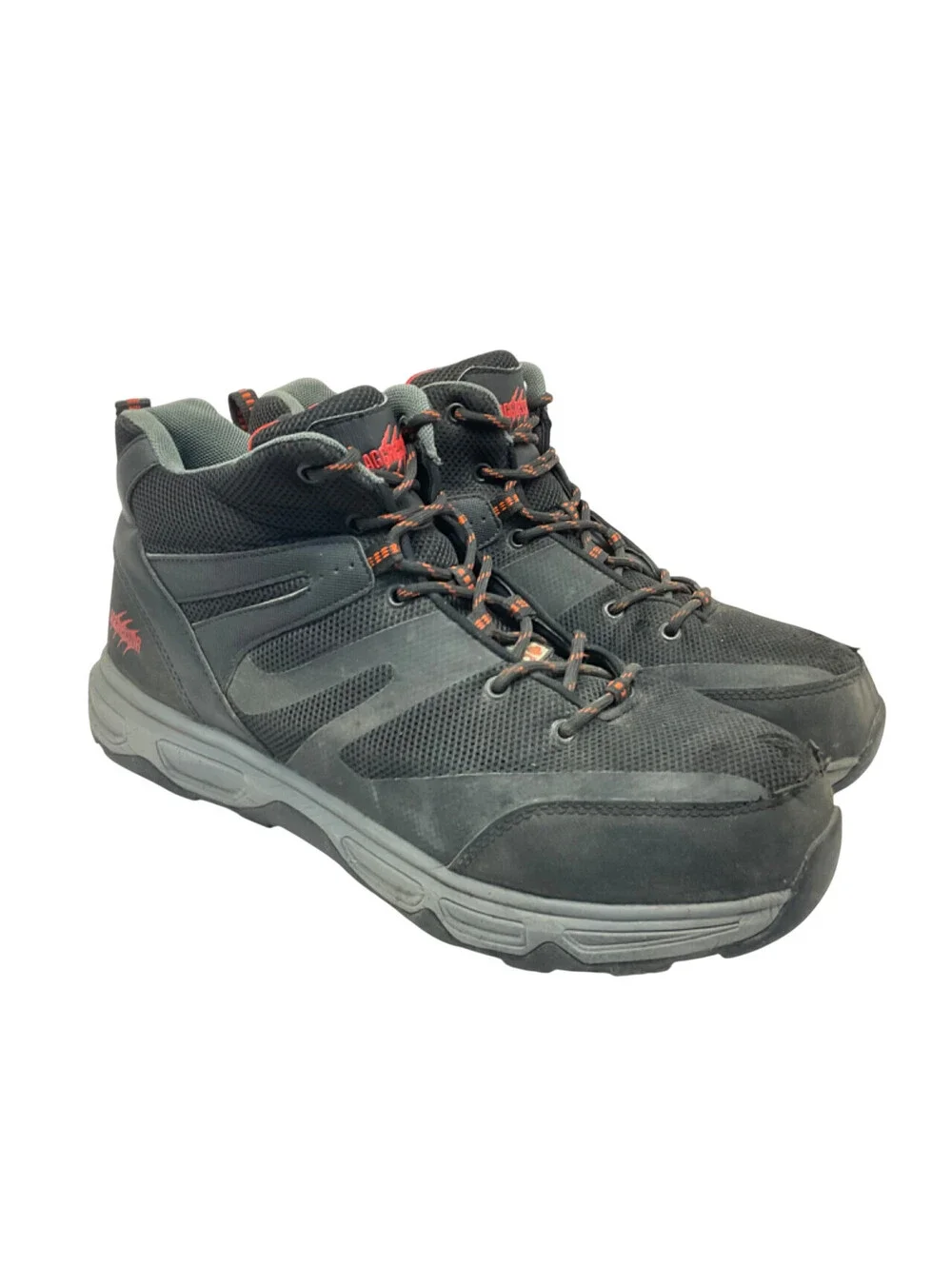 Aggressor Men's Mid-Cut Steel Toe Steel Plate 2300 Safety Boots Black Size 12M